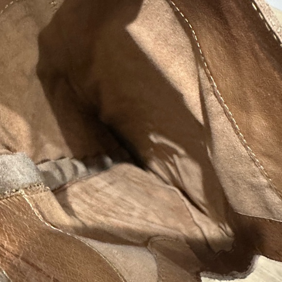 Born Brown Over the Knee Boots with Patterned Design - Picture 6 of 7